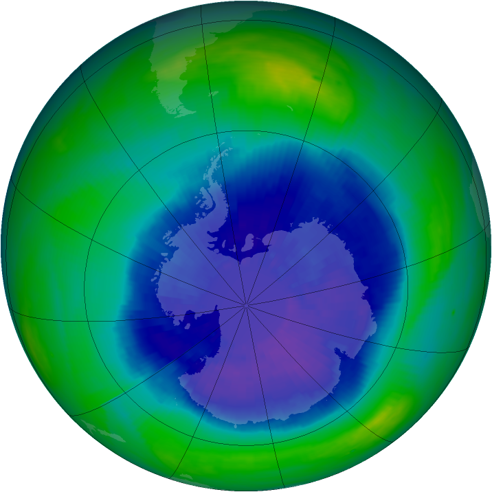 Ozone Map 1987-09-20